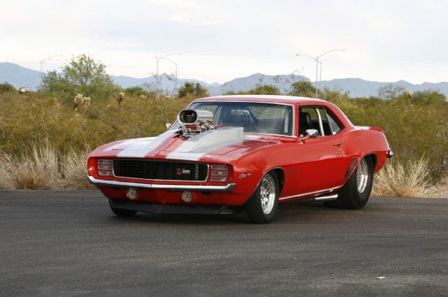 Blown 1969 Camaro Rs Z 28 Setup For Pro Street Muscle Car Boss